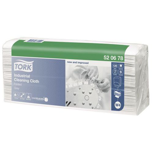 Tork W4 non-woven cloth - Grey - 44 x 38.5 cm Tork W4 non-woven cloth - Grey - 44 x 38.5 cm