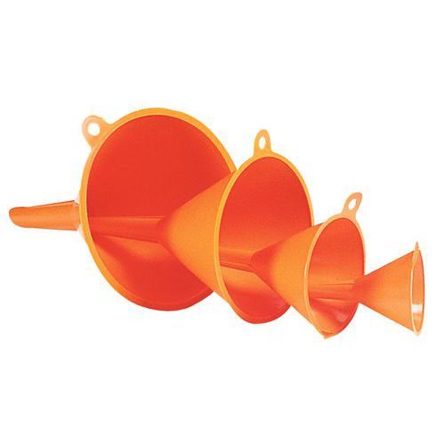 Set of 4 Polyethylene Funnels Set of 4 Polyethylene Funnels