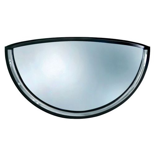Quarter sphere outdoor mirror