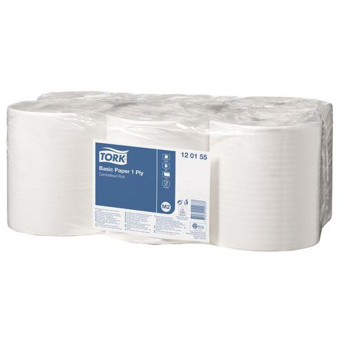 Roll of Tork Universal wiping paper - White - 300 m x 20 cm