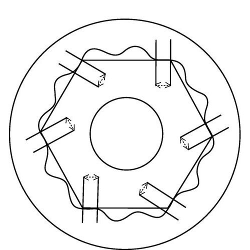 surface de contact augmentée sur les faces de l'écrou