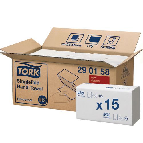 Tork Universal H3 hand towels - Interlocked