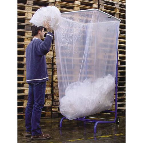 Giant Bin Bag - Clear Plastic Sack - Manutan Expert