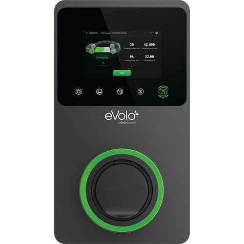 EV Car Charger - Wall/Post Mountable - 7.4kW 1 Phase or 22kW 3 Phase EV Car Charger - Wall/Post Mountable - 7.4kW 1 Phase or 22kW 3 Phase