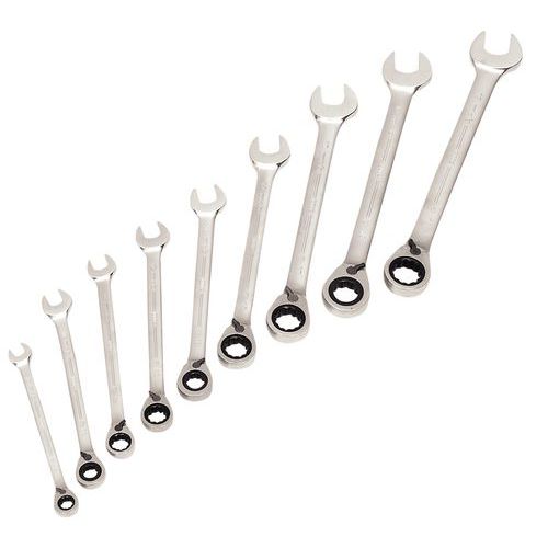 9-piece combination ratchet spanner set 9-piece combination ratchet spanner set