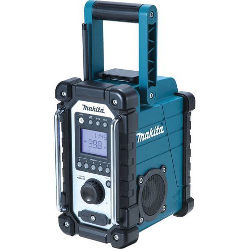 Work Site AM/FM Radio - 240V - DMR107 - Makita - Jobsite Radio Work Site AM/FM Radio - 240V - DMR107 - Makita - Jobsite Radio