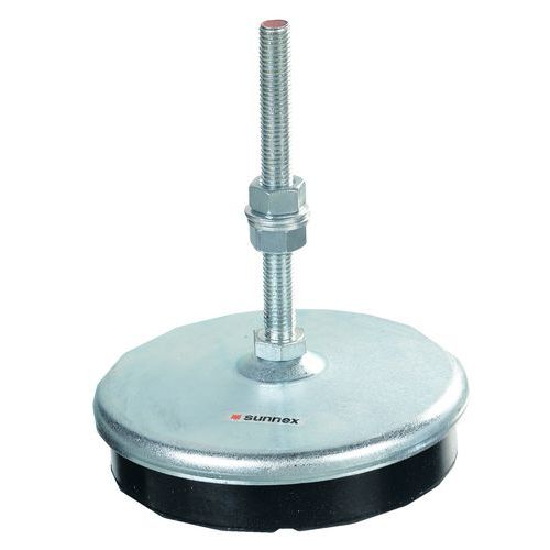 Anti-vibration support with tilting rod for medium loads - Threading size M12 Anti-vibration support with tilting rod for medium loads - Threading size M12