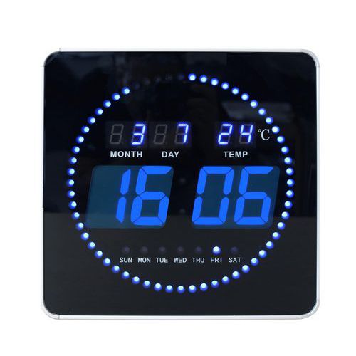 Flo LED clock with European plug - Unilux Flo LED clock with European plug - Unilux