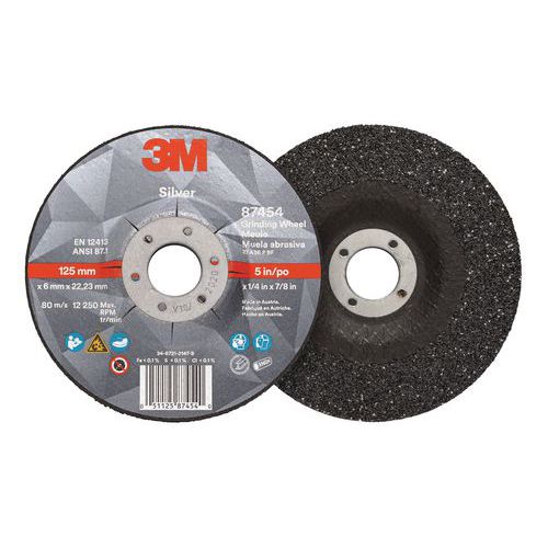 T27 Silver depressed centre grinding wheel T27 Silver depressed centre grinding wheel