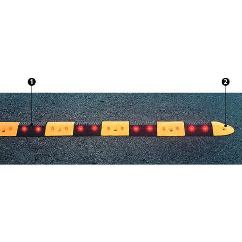 1 — built-in reflectors2 — 1/2 module, round