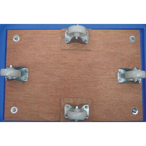 Diamond fixed castors for greater manoeuvrability Diamond fixed castors for greater manoeuvrability