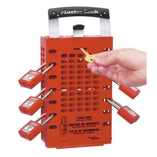 Lockout Box for Groups of Keys or Padlocks - Masterlock Securikey
