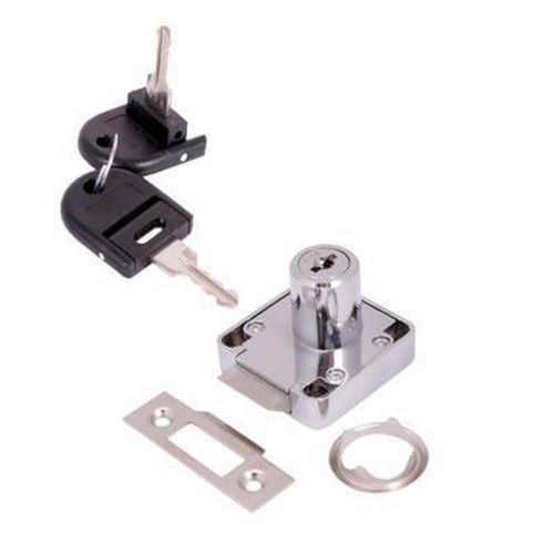 Slam Lock - 19 x 22mm - Keyed to Differ - Chrome Plated Slam Lock - 19 x 22mm - Keyed to Differ - Chrome Plated