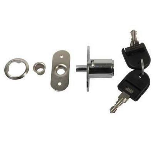 Push Lock 19 x 23mm Keyed Alike Differ 1 Chrome Plated