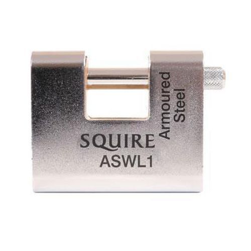 Squire Armoured Steel Shutter Lock - 60mm Squire Armoured Steel Shutter Lock - 60mm