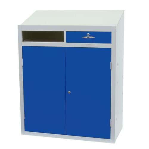 Metal Industrial Workstation Lectern Cabinet Anti Bacterial Coat