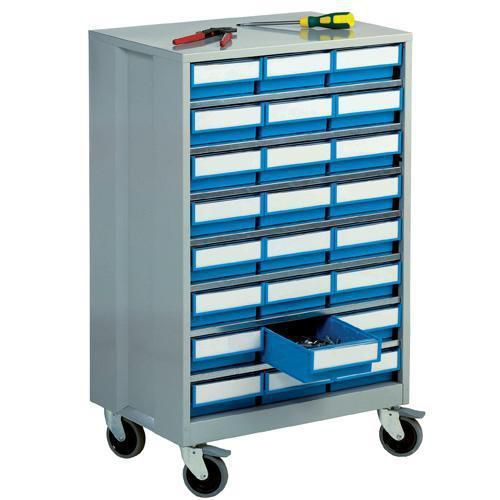 High Density Mobile Storage Cabinets with 24 Shelf Bins High Density Mobile Storage Cabinets with 24 Shelf Bins