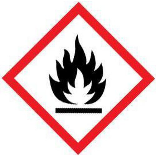 Flammable Symbol Stickers