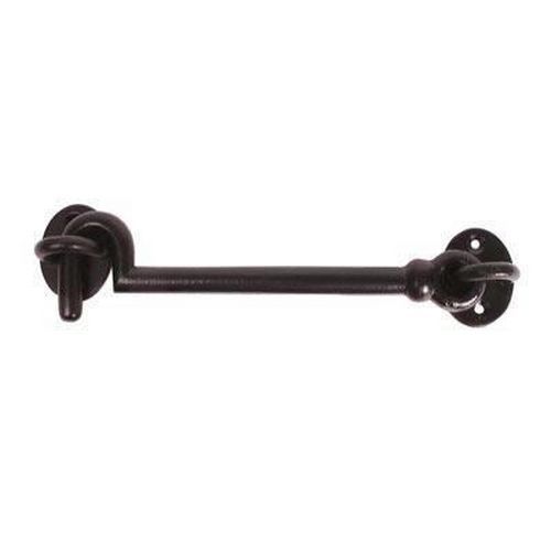 Cabin Hook & Eye - 300mm - Antique Black Iron Cabin Hook & Eye - 300mm - Antique Black Iron