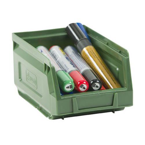 Manutan green picking storage bin 1L.