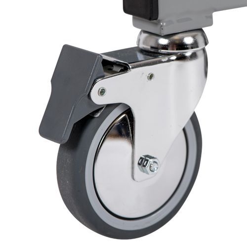 100 mm polyurethane back castors on 65 & 85 Kg stackers.