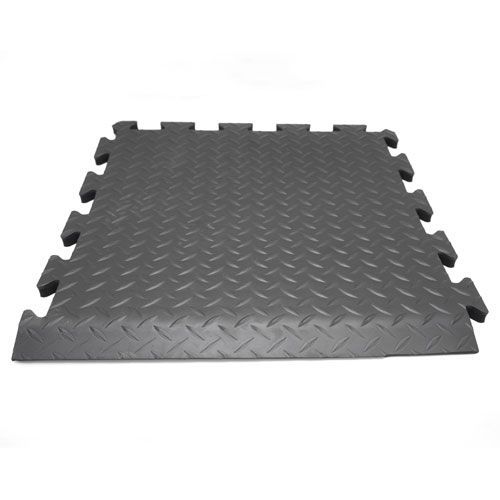 Anti-fatigue deckplate edge tile. Anti-fatigue deckplate edge tile.