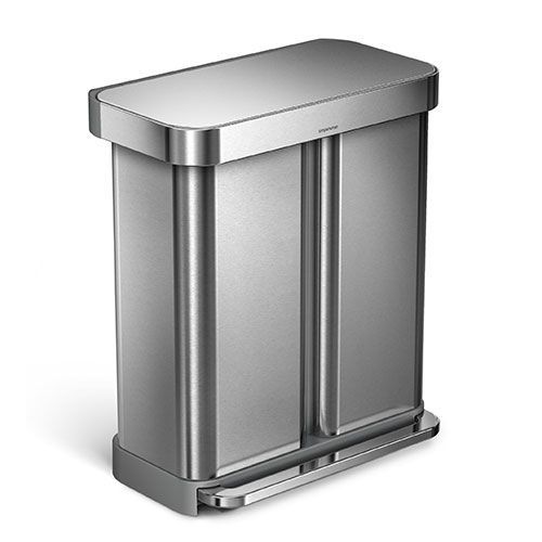 Dual Compartment Pedal Bin - 58 L Dual Compartment Pedal Bin - 58 L
