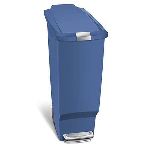 Slim Plastic Pedal Bin 40 L Recycling and Waste Manutan UK