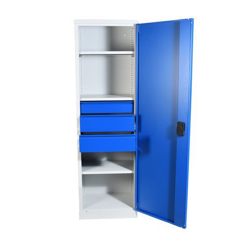 Heavy Duty Tall Cupboards with 3 Drawers Heavy Duty Tall Cupboards with 3 Drawers