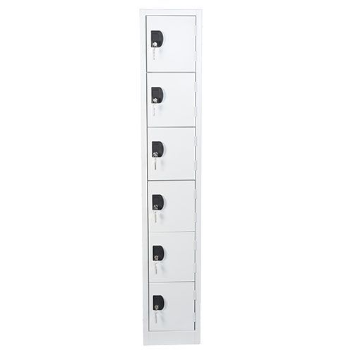 Grey Storage Lockers 6 Door - 1800x315x300mm Grey Storage Lockers 6 Door - 1800x315x300mm