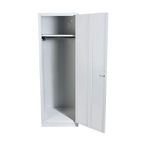 Open Grey Large Uniform Lockers - 1800x600x600mm Open Grey Large Uniform Lockers - 1800x600x600mm