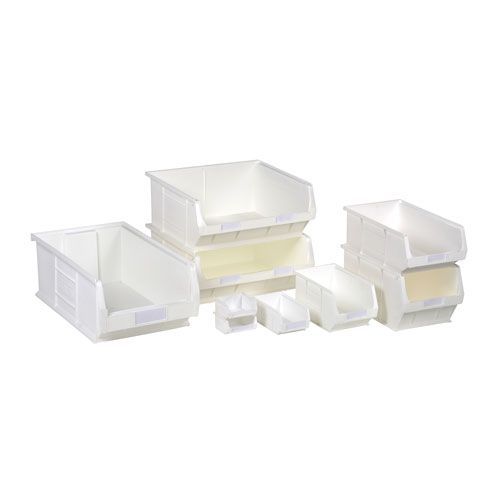 White Anti-Bacterial Semi-Open Fronted Containers White Anti-Bacterial Semi-Open Fronted Containers