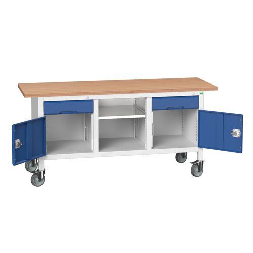 Bott Verso Mobile Workbench With Storage HxWxD 930x1750x600mm Bott Verso Mobile Workbench With Storage HxWxD 930x1750x600mm