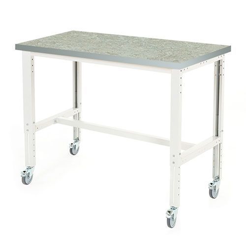 Bott Cubio Mobile Workbench With Lino Worktop HxWxD 840-1140x1500x900mm Bott Cubio Mobile Workbench With Lino Worktop HxWxD 840-1140x1500x900mm