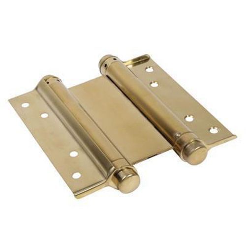 Double Action Spring Hinge 153mm Brass Plated Ironmongery