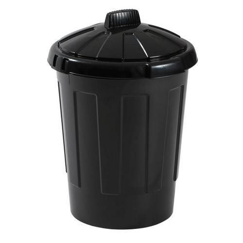 80ltr Dustbin Black Free Delivery Manutan UK