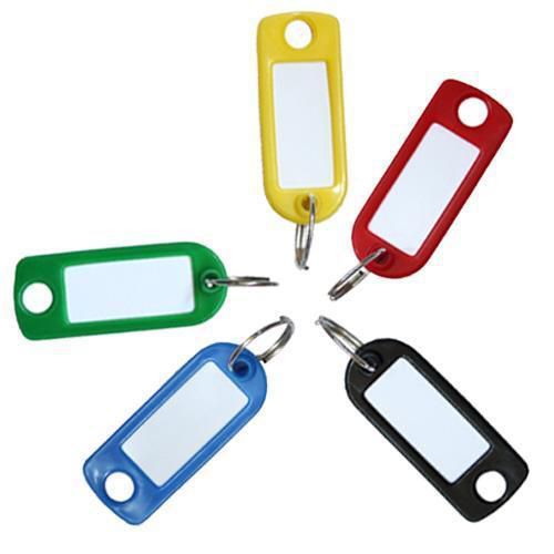 Coloured Key Ring Tabs Key Manutan UK