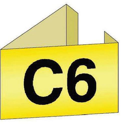 95 x 130mm 2-sided (self-adhesive or magnetic) 95 x 130mm 2-sided (self-adhesive or magnetic)