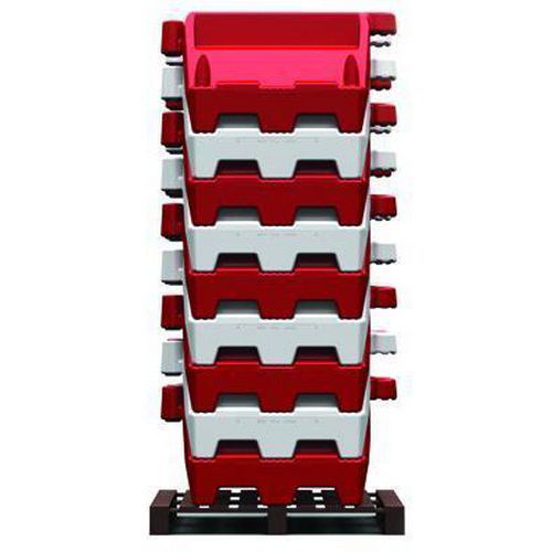 Stackable when not in use Stackable when not in use