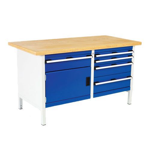 Bott Cubio Workbench with 5 Drawers & 1 Cupboard | Manutan UK