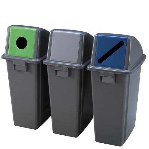 Waste Separation Recycling Bins Free Next Day Delivery Manutan UK