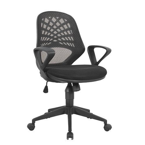 Lattice effect office chair in all black Lattice effect office chair in all black