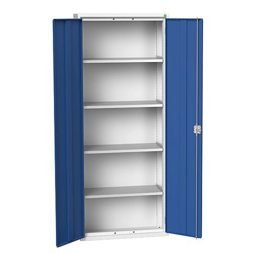 Bott Verso Metal Storage Cupboard 4 Shelves - 2000x800mm Bott Verso Metal Storage Cupboard 4 Shelves - 2000x800mm
