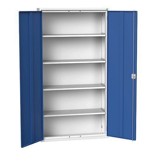 Bott Verso Metal Storage Cupboard 4 Shelves - 2000x1050mm Bott Verso Metal Storage Cupboard 4 Shelves - 2000x1050mm