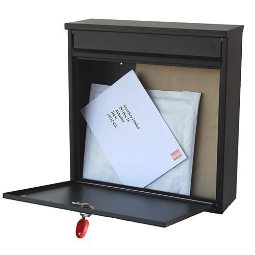 Front loading post box Front loading post box