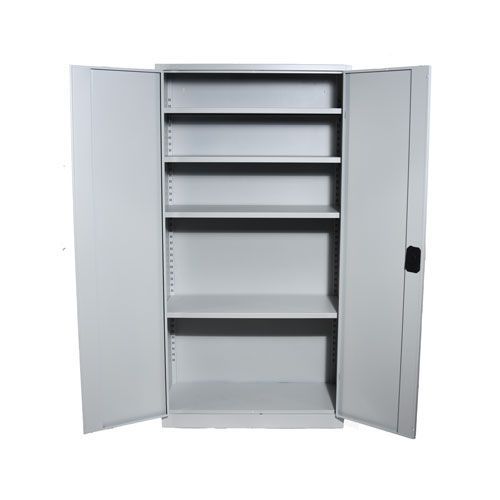 Lockable Cupboard Metal Storage, Storage Cabinet With Shelves
