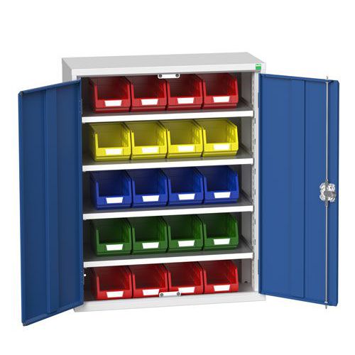 Bott Verso Workshop Storage Cabinet With 20 Bins HxW 1000x800mm Bott Verso Workshop Storage Cabinet With 20 Bins HxW 1000x800mm