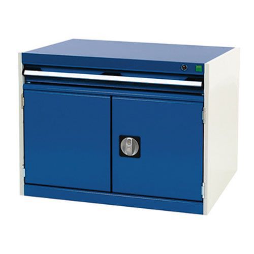 Bott Cubio Combi Cabinet Perfo Doors 1 Shelf And 1 Drawer 600x800x750 Bott Cubio Combi Cabinet Perfo Doors 1 Shelf And 1 Drawer 600x800x750