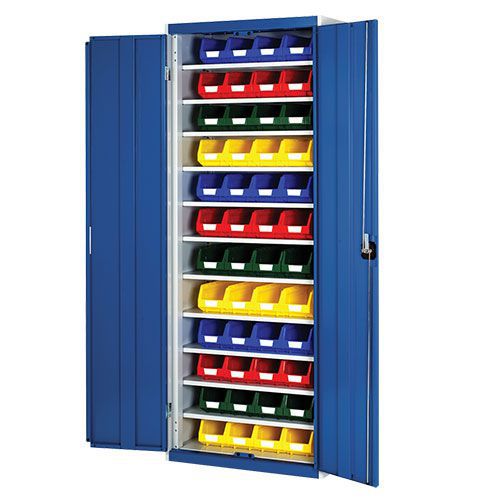 Bott Cubio Workshop Storage Cabinet With 48 Bins HxW 2000x800mm Bott Cubio Workshop Storage Cabinet With 48 Bins HxW 2000x800mm