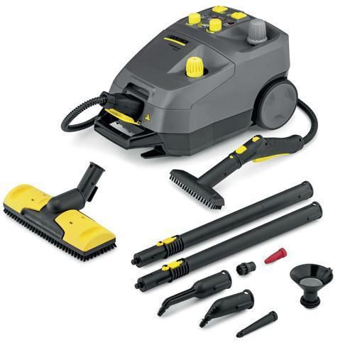 Steam cleaner with all parts